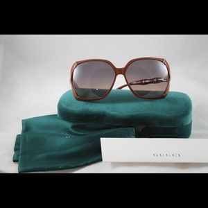New Gucci 58mm Oversized Square Sunglasses